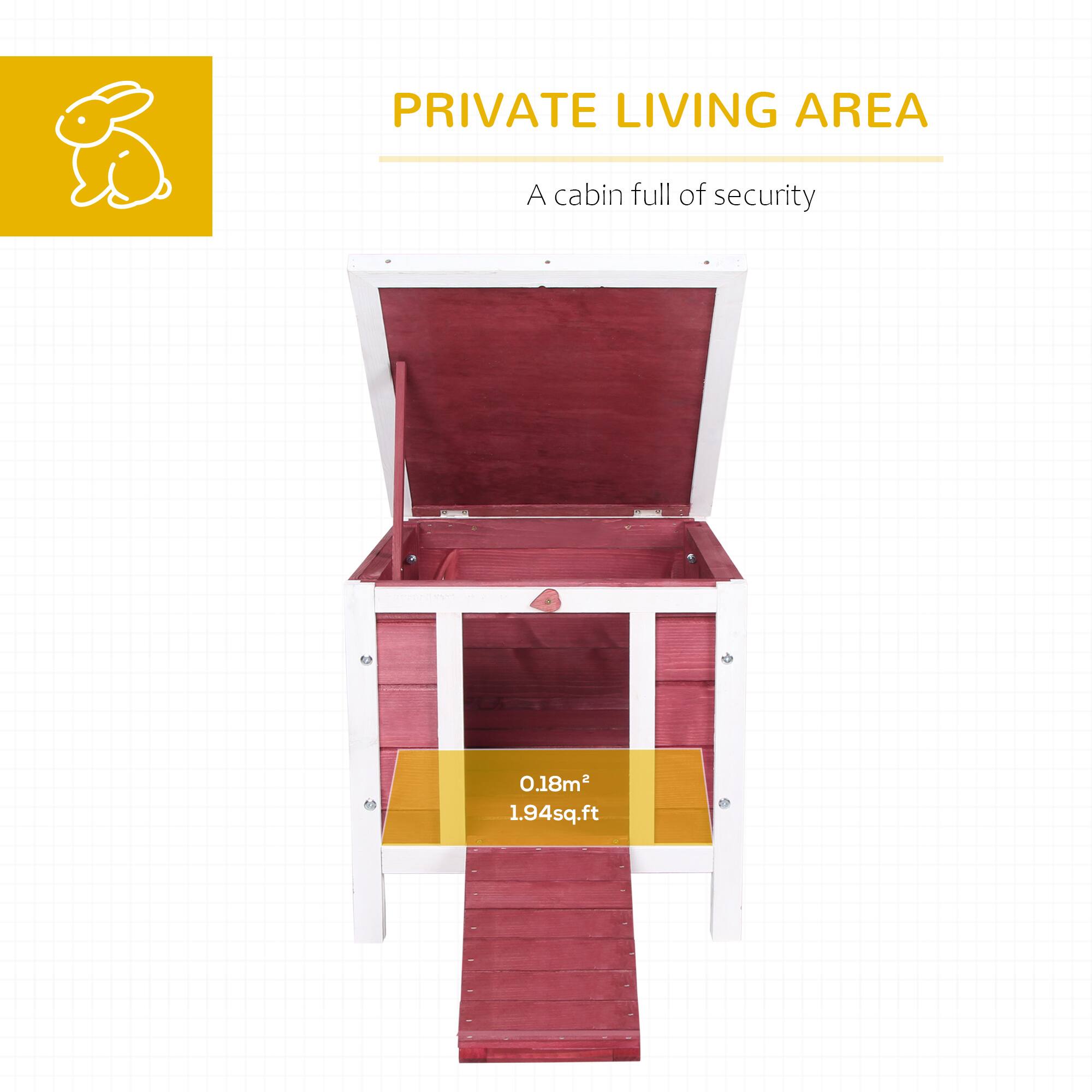 PRIVATE LIVING AREA  
A cabin full of security  

0.18m²  
1.94sq.ft