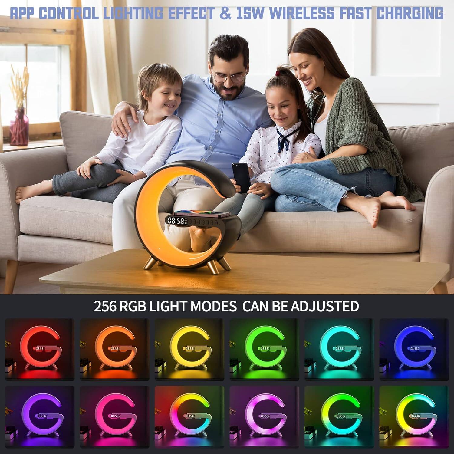 APP CONTROL LIGHTING EFFECT & 15W WIRELESS FAST CHARGING

256 RGB LIGHT MODES CAN BE ADJUSTED