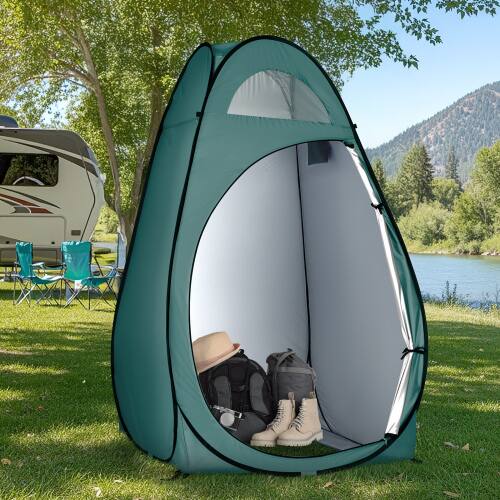 Alt View 9. Winado - 6 FT Camping Pop Up Tent Instant Portable Shower Dressing Fitting Tent Privacy Toilet, Changing Room for Outdoor Camping - Army Green.
