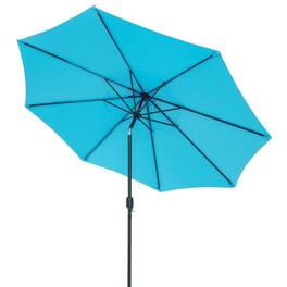 Mondawe - 10 Feet Outdoor Patio Umbrella with Tilt Adjustment and Crank - Blue