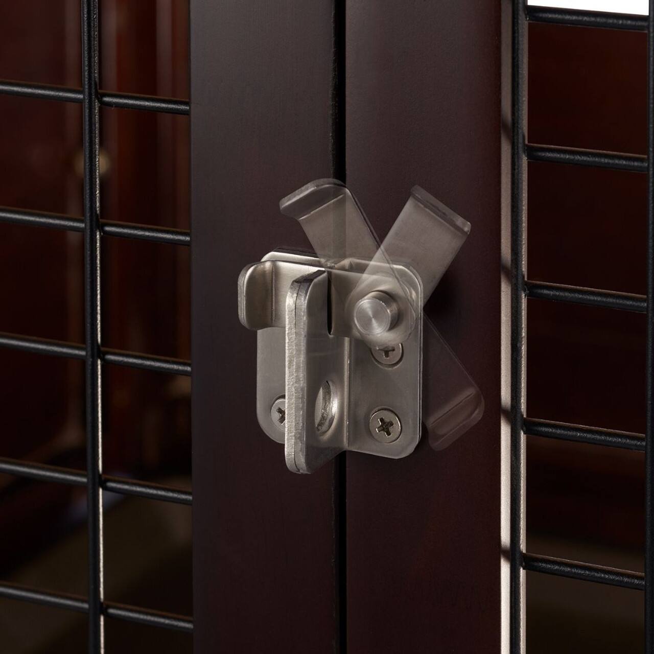 Alt View 17. TRINITY - 40" Espresso Brown Pet Crate Accent Table - Espresso Brown.