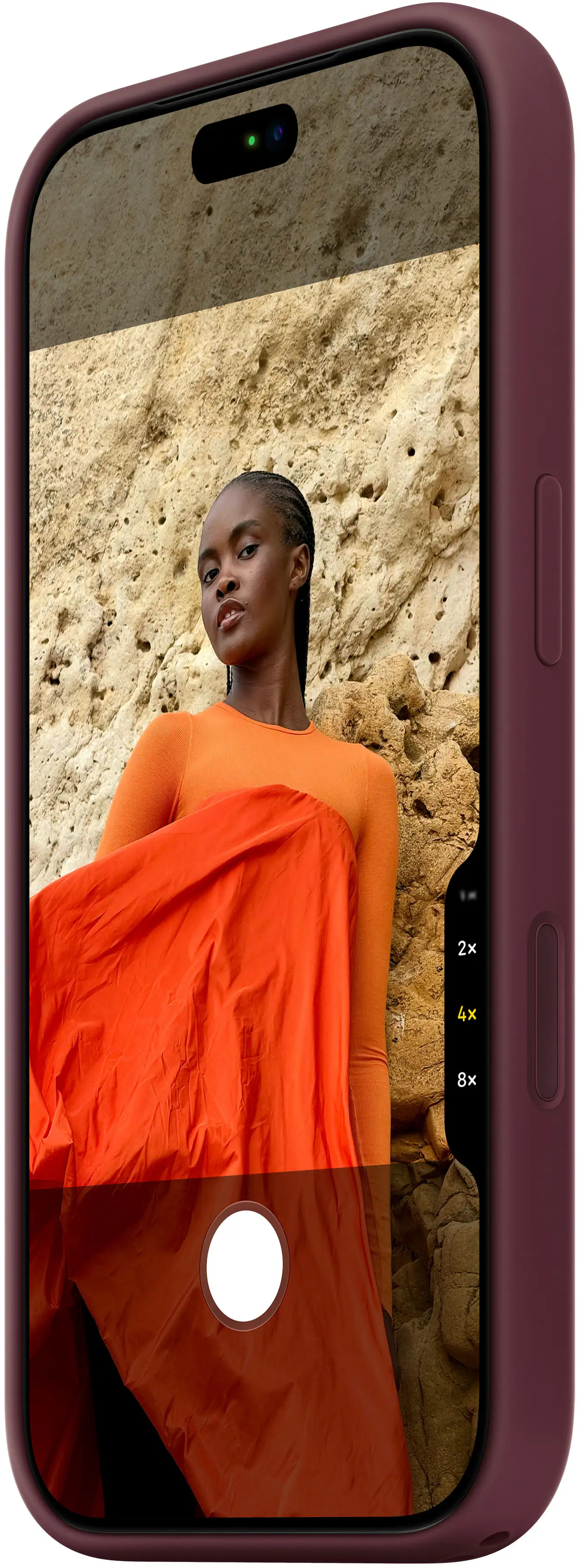 Alt View 4. Apple - iPhone 18 Pro Silicone Case with MagSafe (2026) - Burgundy.