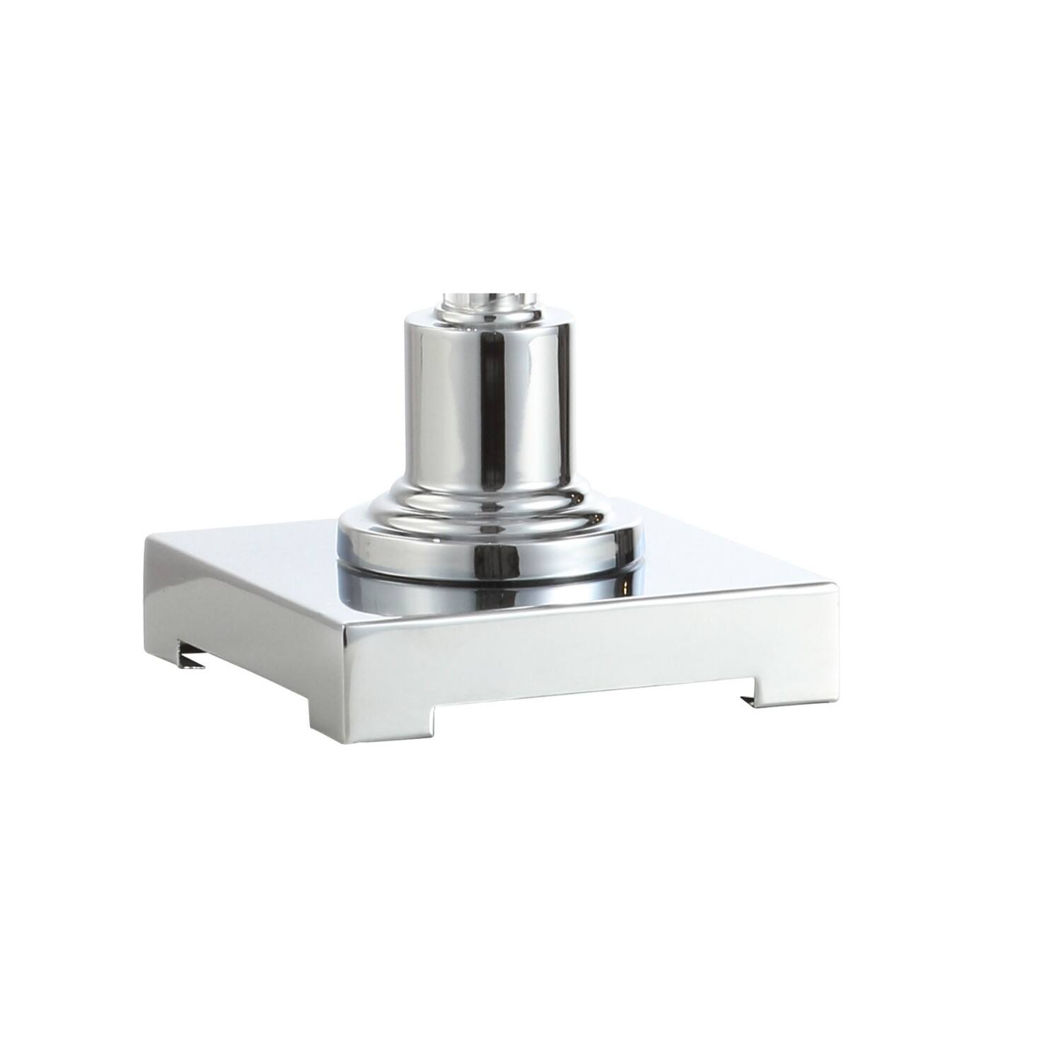 Alt View 7. Jonathan Y - Foster 28.25" Crystal LED Table Lamp, Clear/Chrome - Clear.