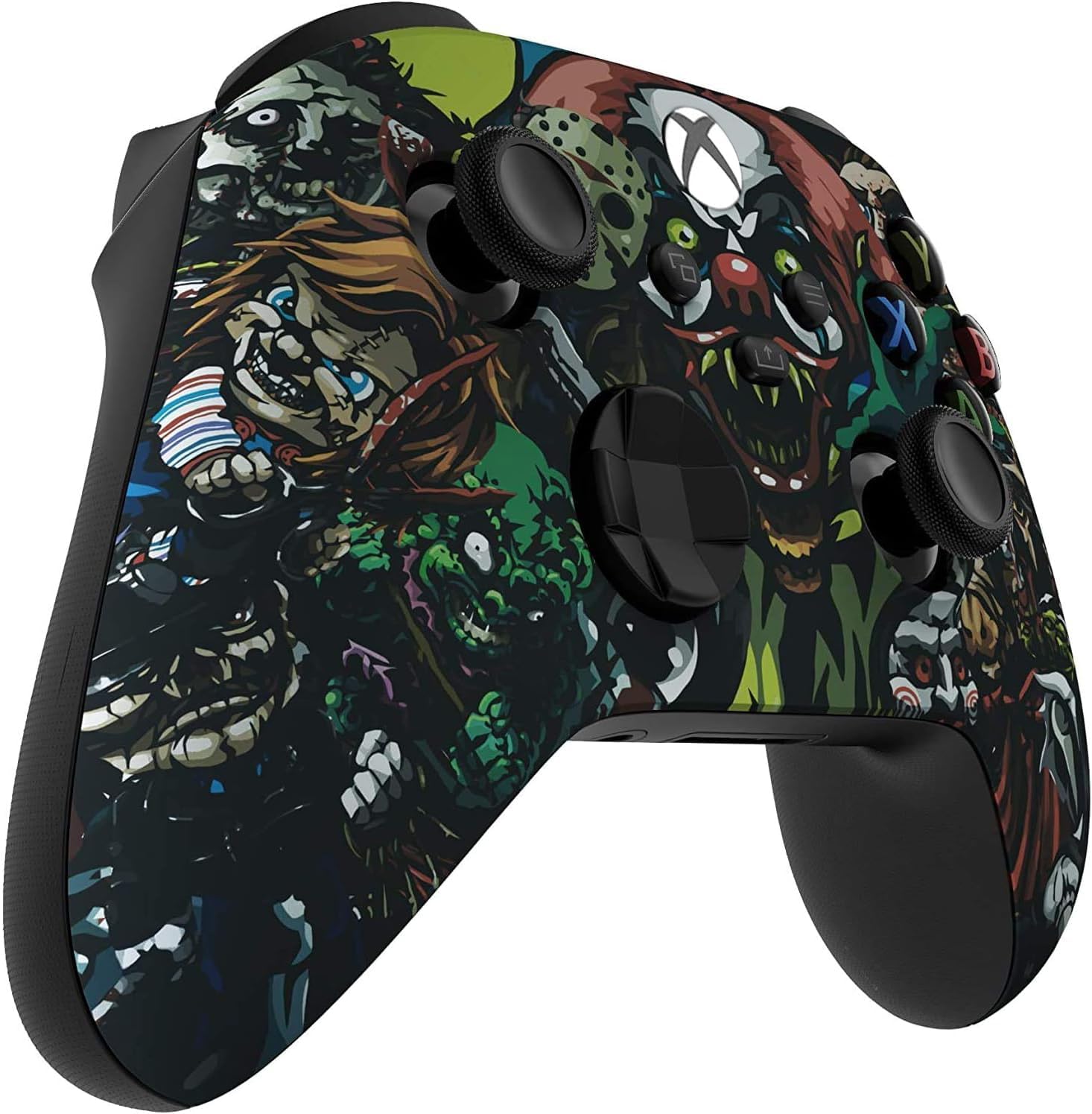 Left. Custom Controllerzz - Custom Wireless Controller for Xbox Series X|S, Xbox One, & PC - Scary Party.
