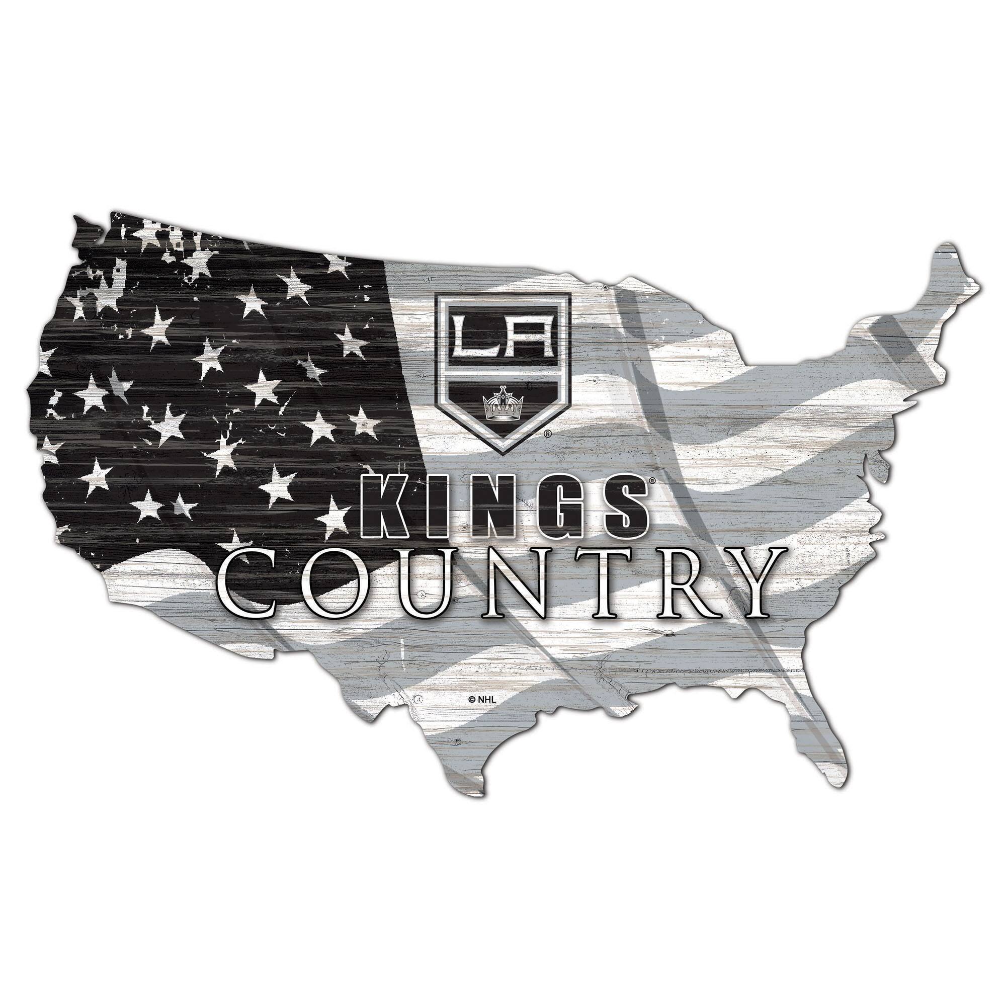 Los Angeles Kings USA Flag Cutout Sign