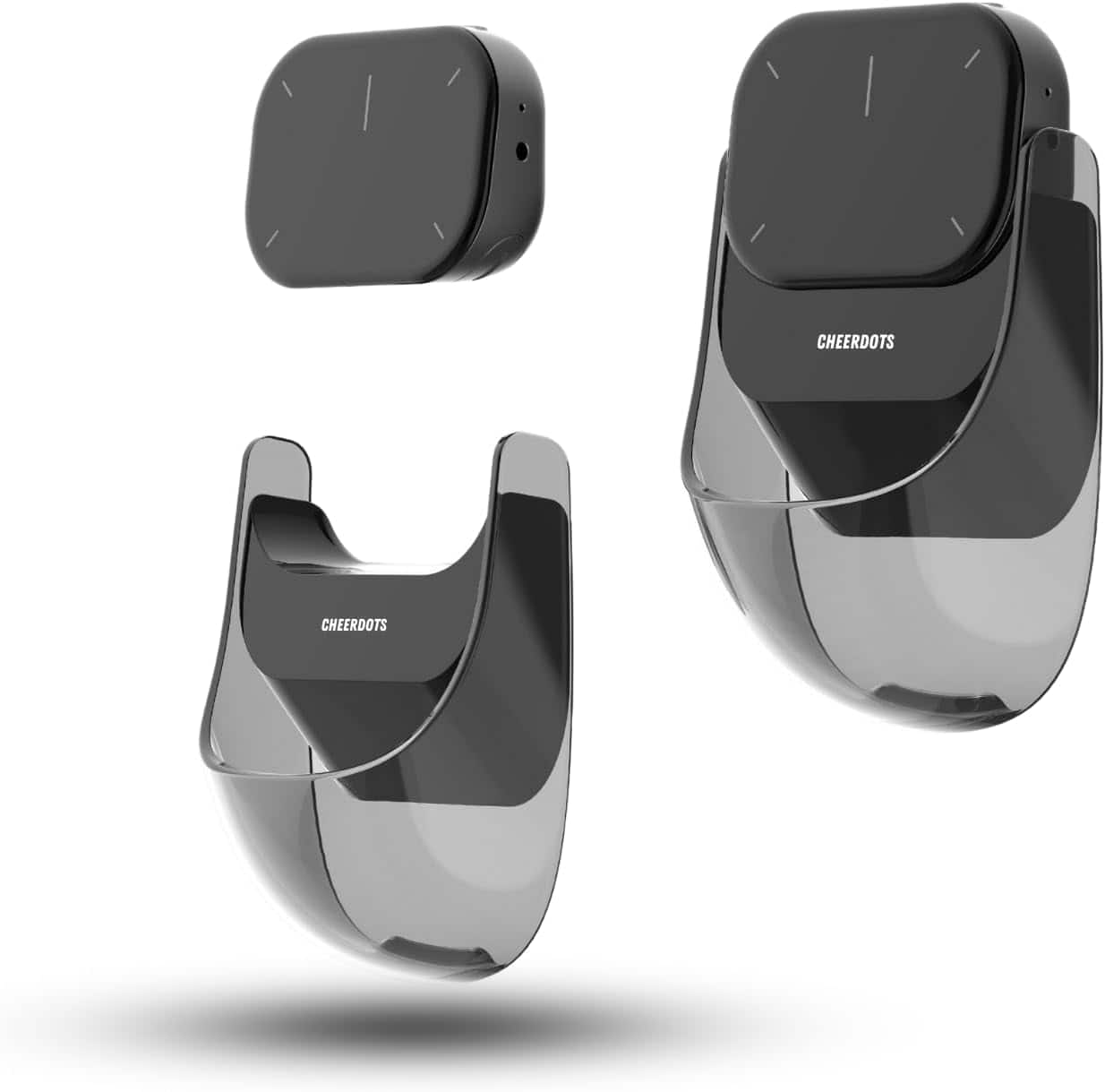 Core Tech - Cheerdots2 Bluetooth Detachable Air Mouse & Presenter Remote with Touchpad, Voice Recording for Mac & Windows – - Wireless - Black