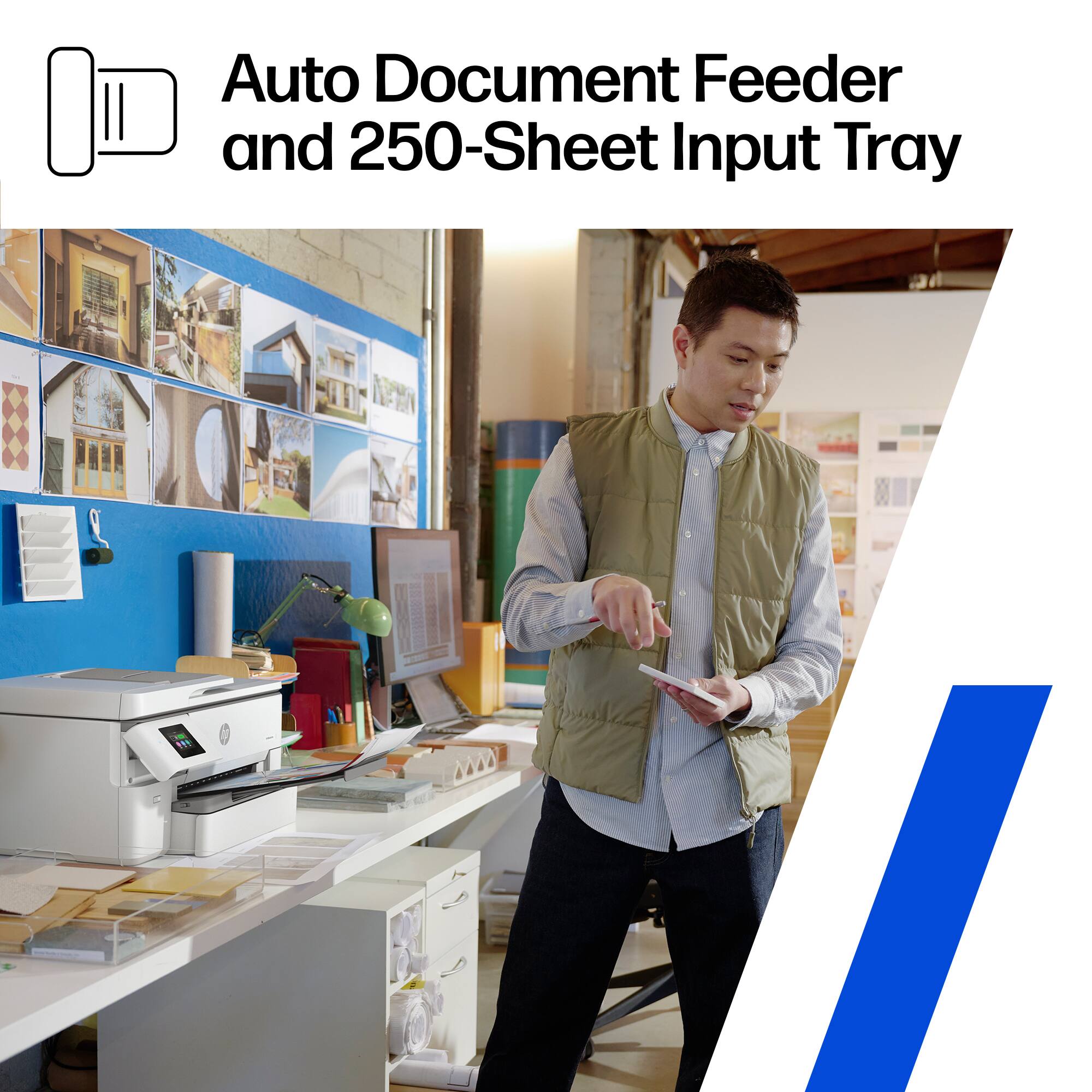 Auto Document Feeder and 250-Sheet Input Tray