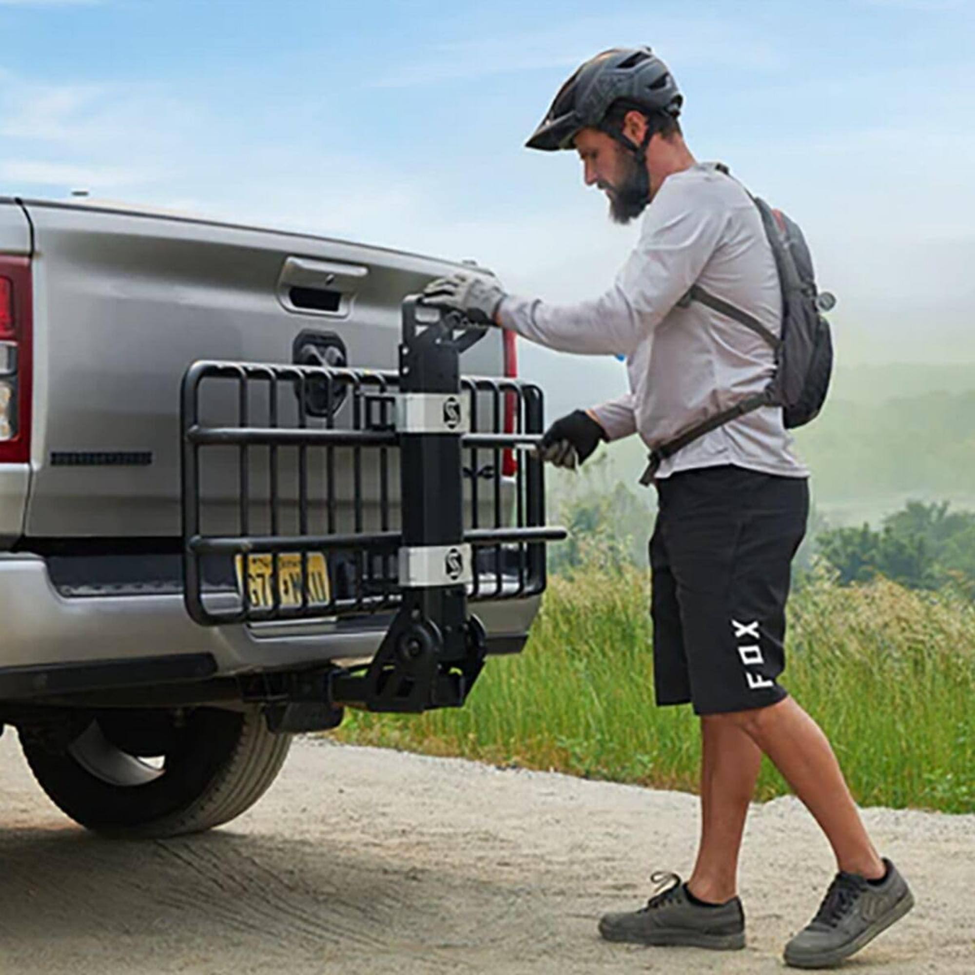 Alt View 7. Saris - MHS Cargo Basket Tray, Modular Hitch Cargo Carrier System for Cars, Trucks and SUVs - Black.