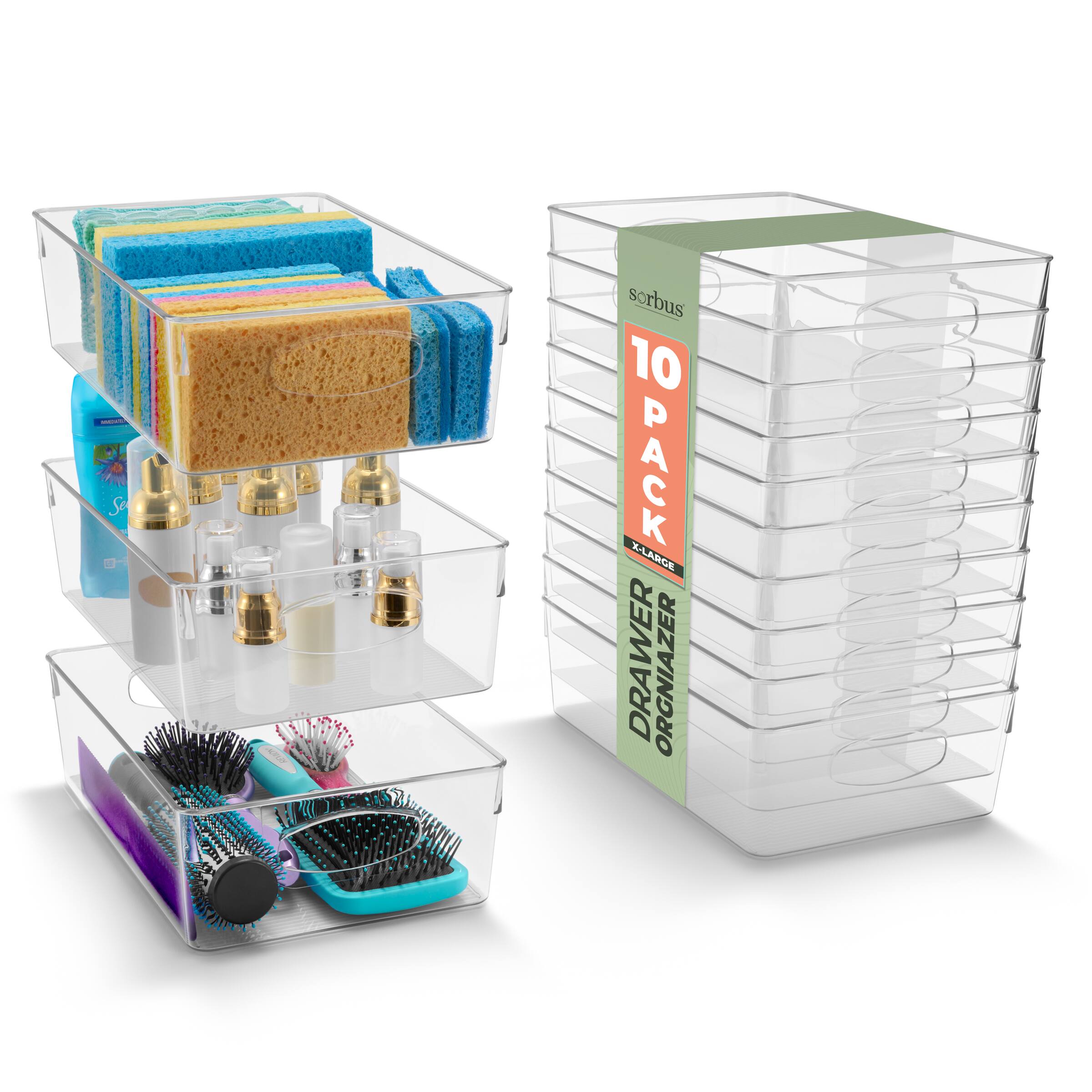 Je A sorbus 10 PACK A-LARGE DRAWER ORGANIZER