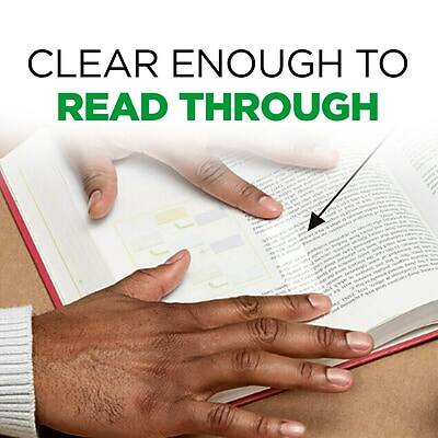 CLEAR ENOUGH TO READ THROUGH