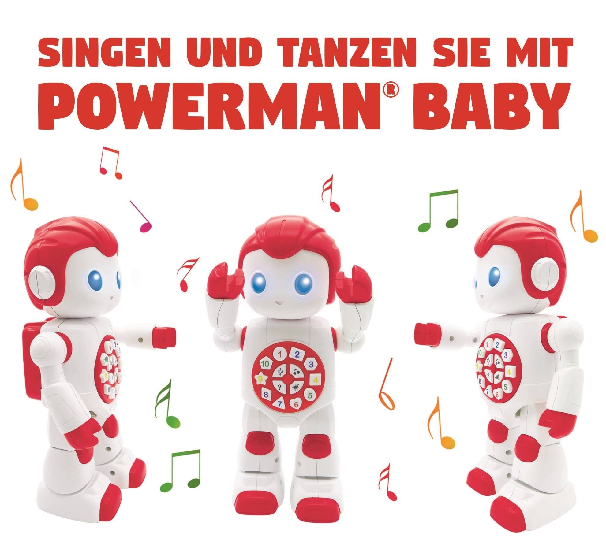 SINGEN UND TANZEN SIE MIT POWERMAN BABY
