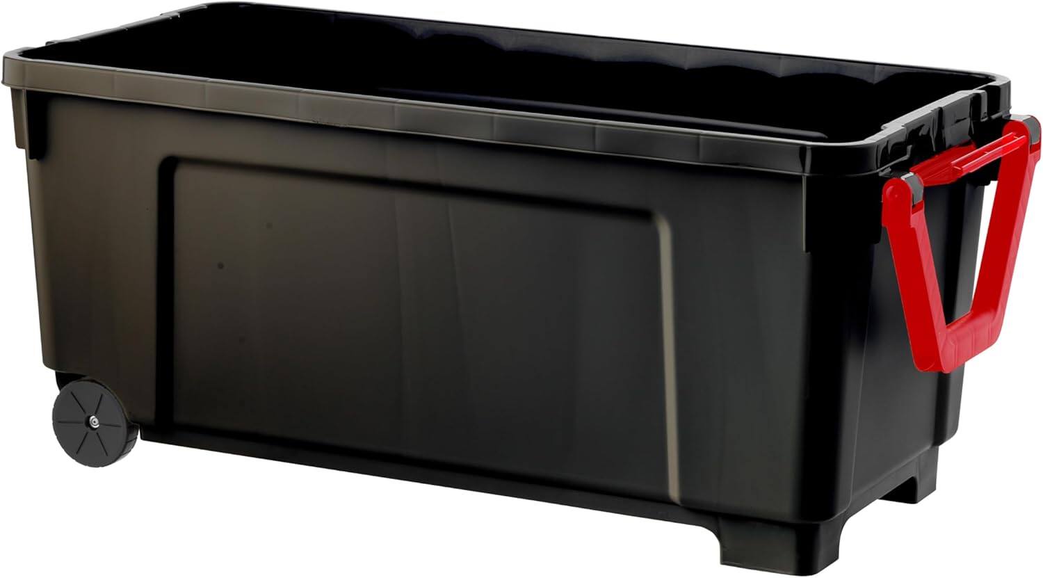 Alt View 3. IRIS USA - IRIS USA Heavy Duty Trail Box - Black, Gray, Red - Black.