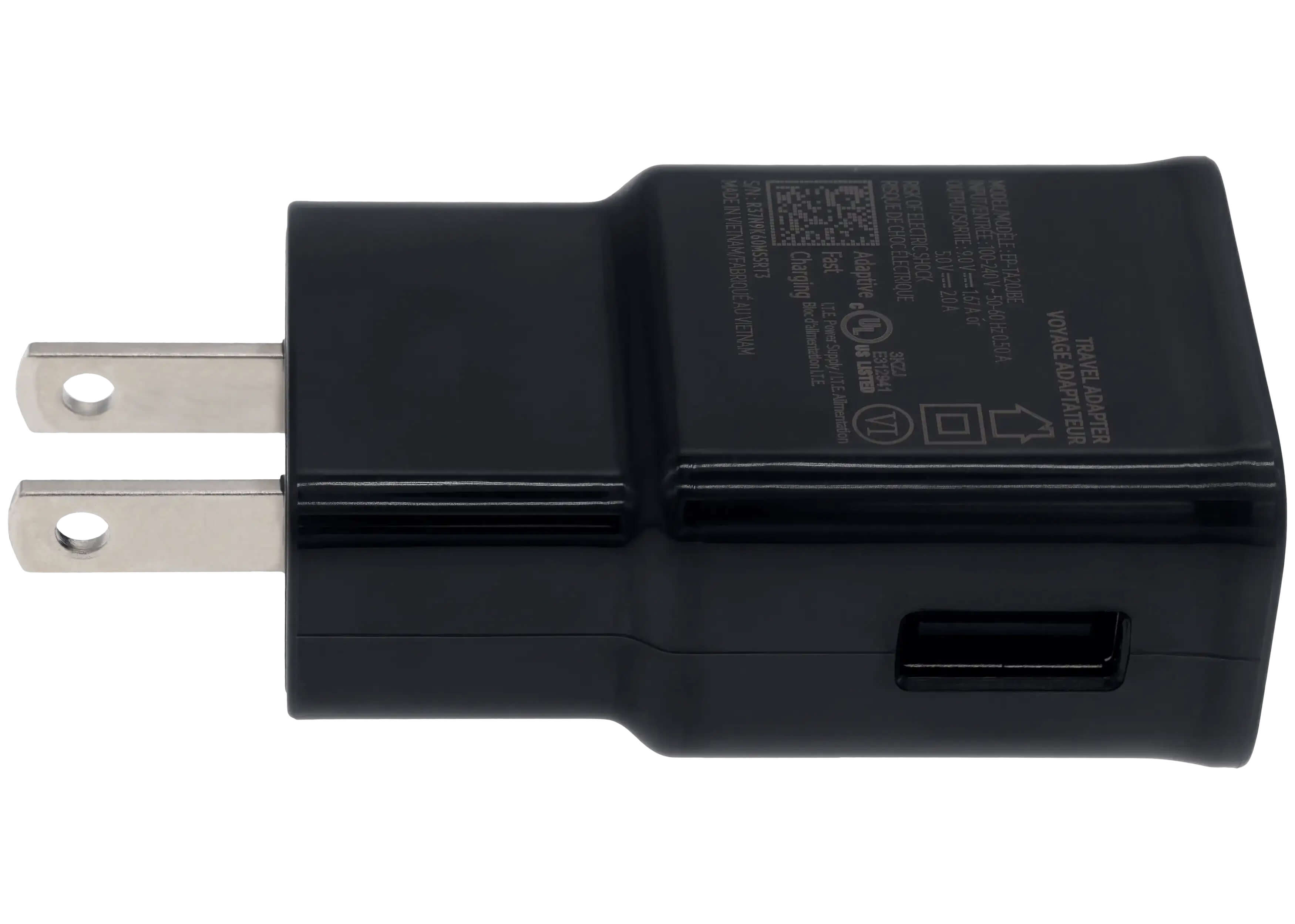 MADE IN VIETNAM  
SN: RISQUE RSK MODEL = OF OUTPUTISORTE ELSSO9XANLEU DE CHOC SKOFELECTRICSHOCK ELECTRIC PUT/ENTRE MOOLE ADEINVETNAM/FABRIQUE.AU AU Charging Bloc LTE Fast Adaptive LECTRIQUE SHOCK 5.0V 20A i 1.67 A 100-240V EP-TAZOUBE  
r -50-60Hz050A VIETNAM Pover daisonLT.E Supply $ LISTED E312941 3KZJ PoweerSupply/LT.EAlimentation LTE Allmentation VI VOYAGE TRAVEL ADAPTATEUR ADAPTER