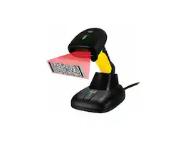 Adesso - Bluetooth & 2.4Ghz Wireless Waterproof 2D Barcode Scanner Nuscan5200 - Black