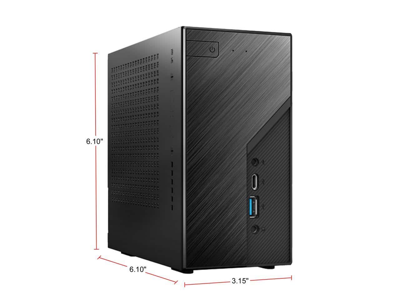 ASRock DESKMINI X300W AMD X300 Mini PC (AM4, HDMI, DP, D Sub, LAN