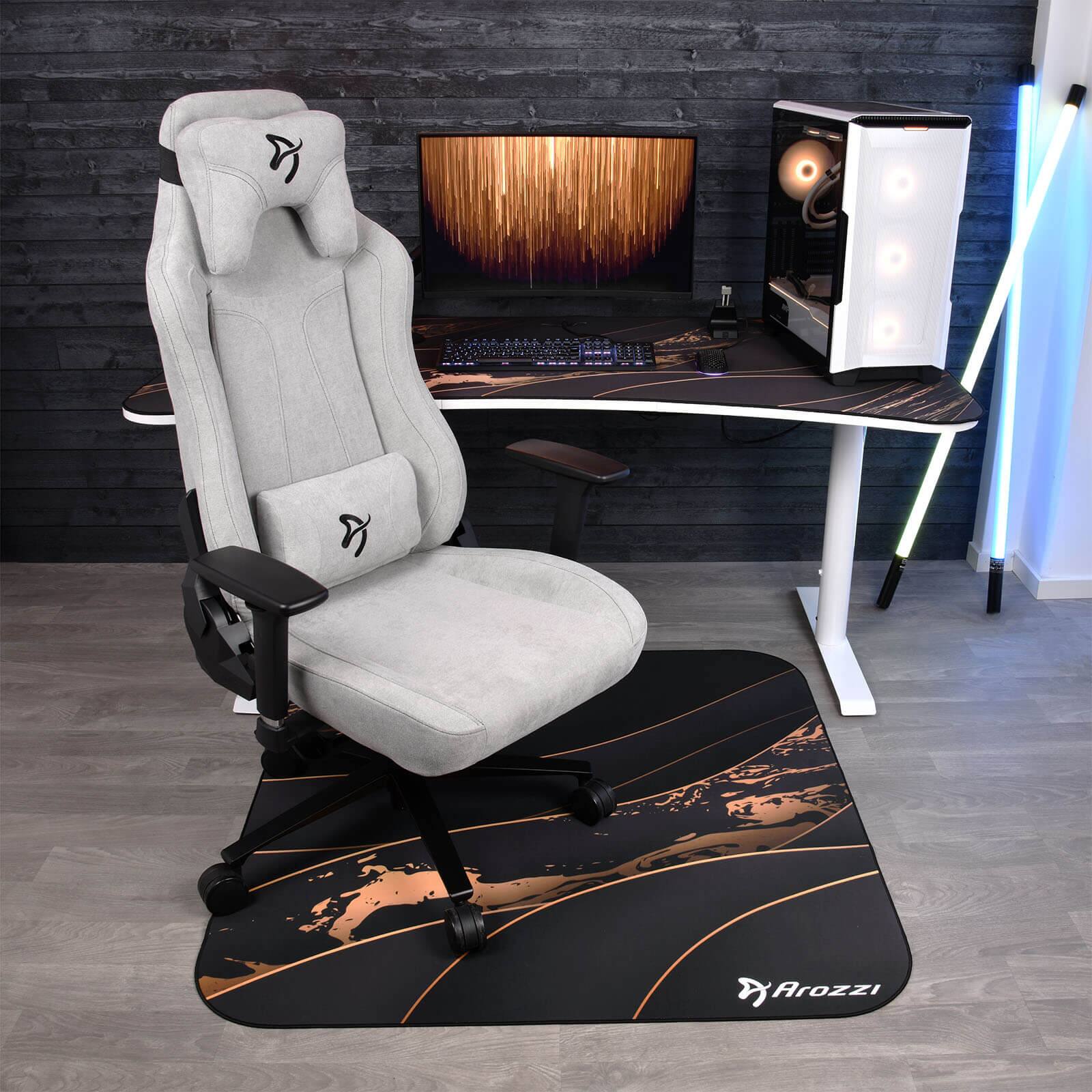 Alt View 13. Arozzi - Zona Quattro Floor Pad - Black Gold.