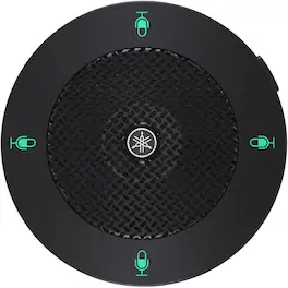 Yamaha - Wireless Tabletop Microphone - 1.90 GHz Operating Frequency - 160 Hz to 16 kHz Frequency Response - 164.04 ft