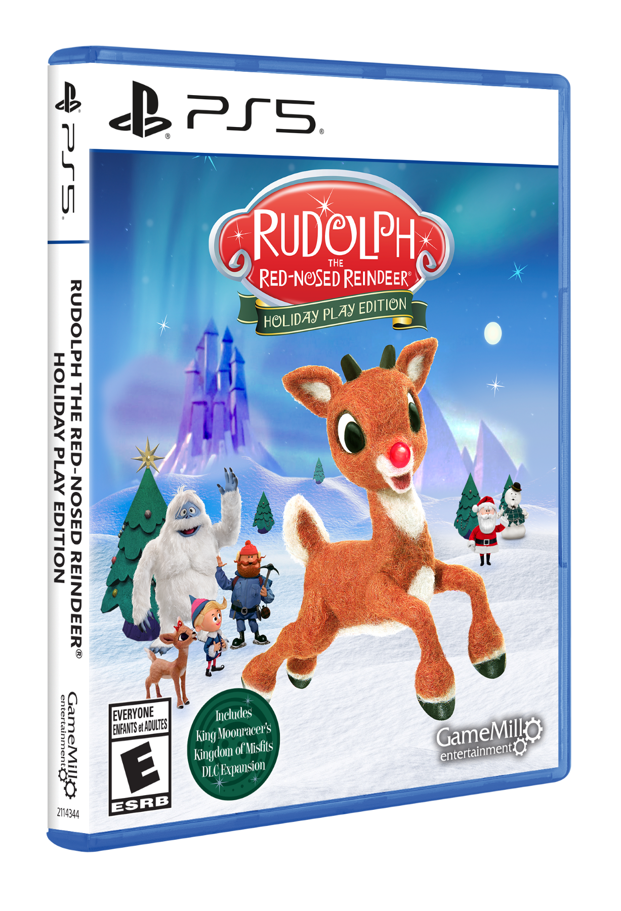 PS5 RUDOLPH THE RED-NOSED REINDEER HOLIDAY PLAY EDITION GameMill entertainment 2114344

PS5 RUDOLPH THE RED-NOSED REINDEER PLAY EDITION HOLIDAY Includes KING MOONRACER'S KINGDOM OF MISFITS DLC EXPANSION ESRB EVERYONE ENFANTS et ADULTES