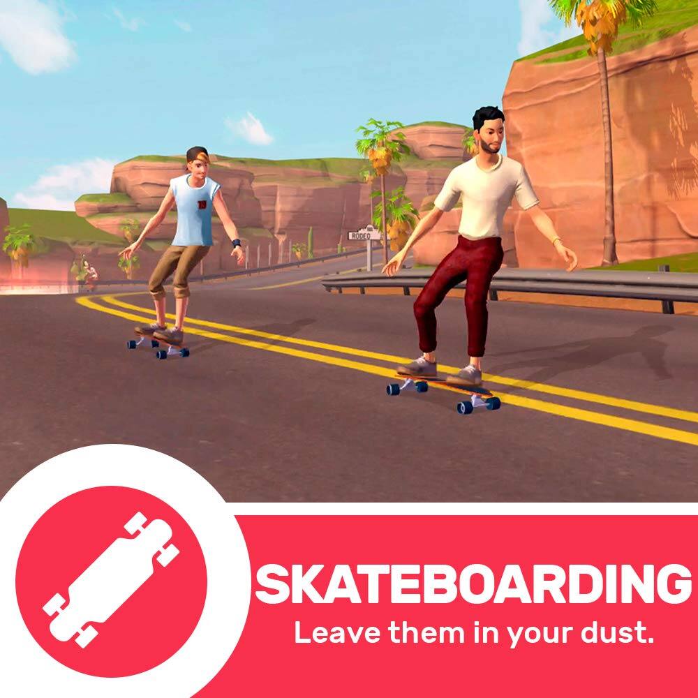 SKATEBOARDING  
Leave them in your dust.