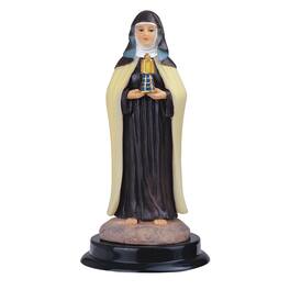 FC Design - 5"H Saint Clare St. Clare of Assisi Holy Figurine Statue Office Desk Tabletop Home Decor Gift - Multi-Color