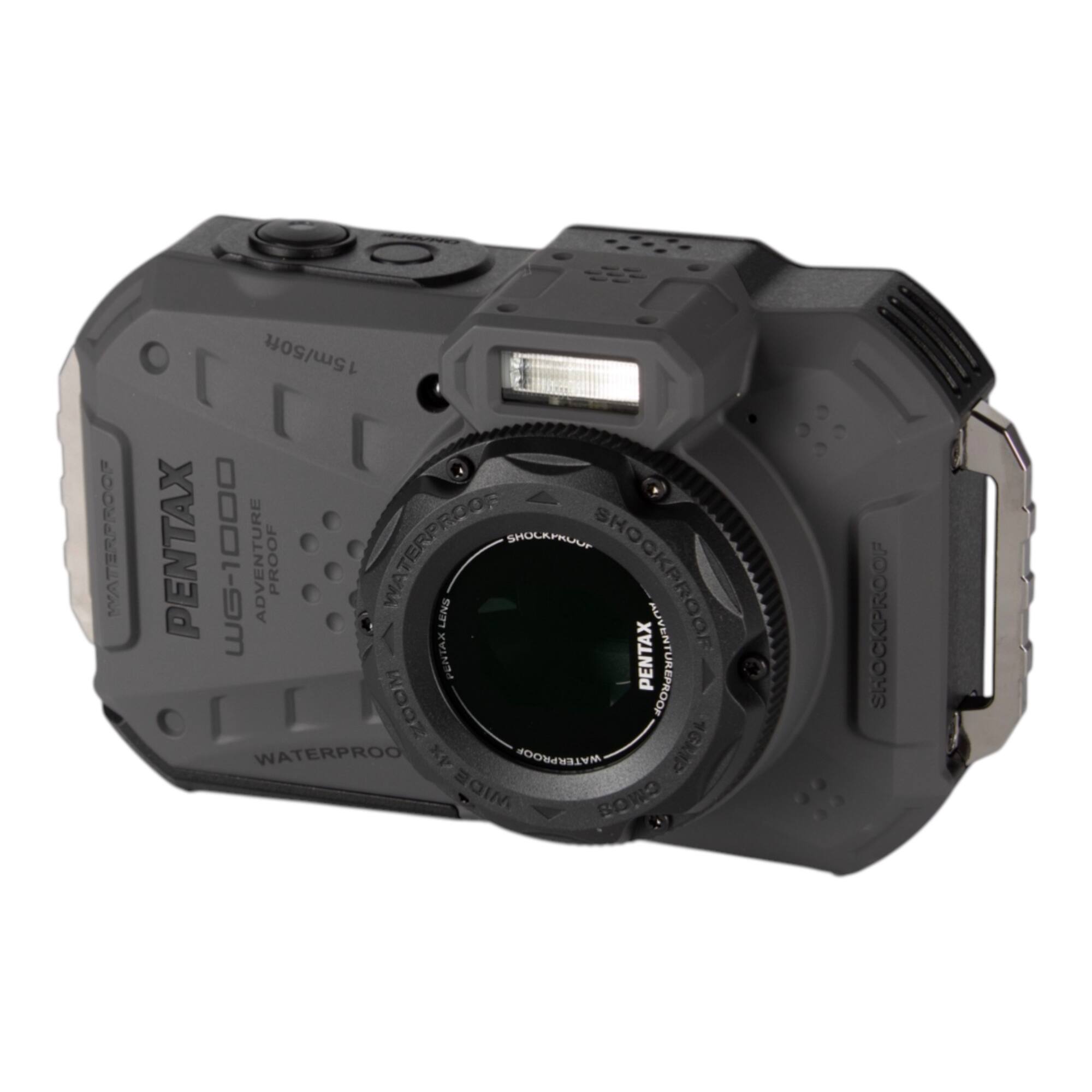 15m/50ft L C WATERPROOF PENTAX WG-10 ADVENTURE PROOF WATERPROOF SHOCKPROOF PENTAX WATERPROOF 16MP MIDE ROWS SHOCKPROOF