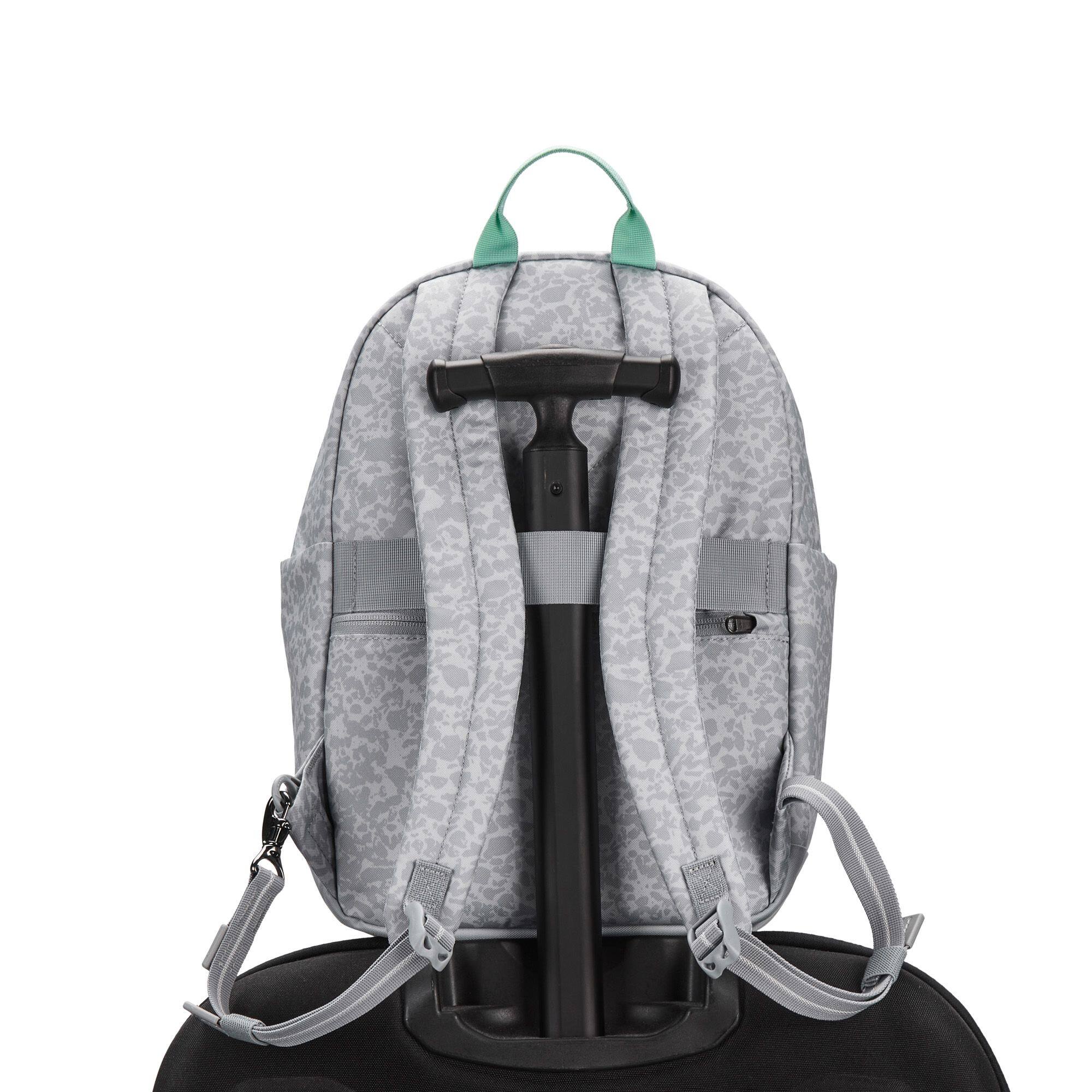 Alt View 2. Pacsafe - GO Anti Theft 15L Backpack - Meteor Ice.