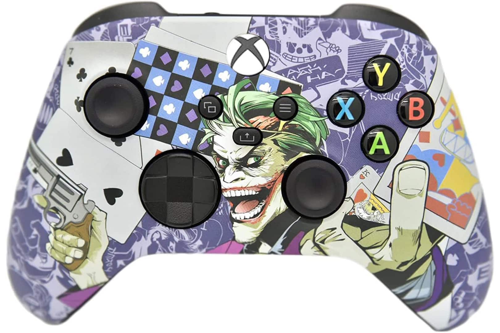 ProControllers - Wireless Xbox Custom Controller – Compatible with Xbox One, Xbox Series X, Xbox Series S & PC - Crazy Cards - Multi