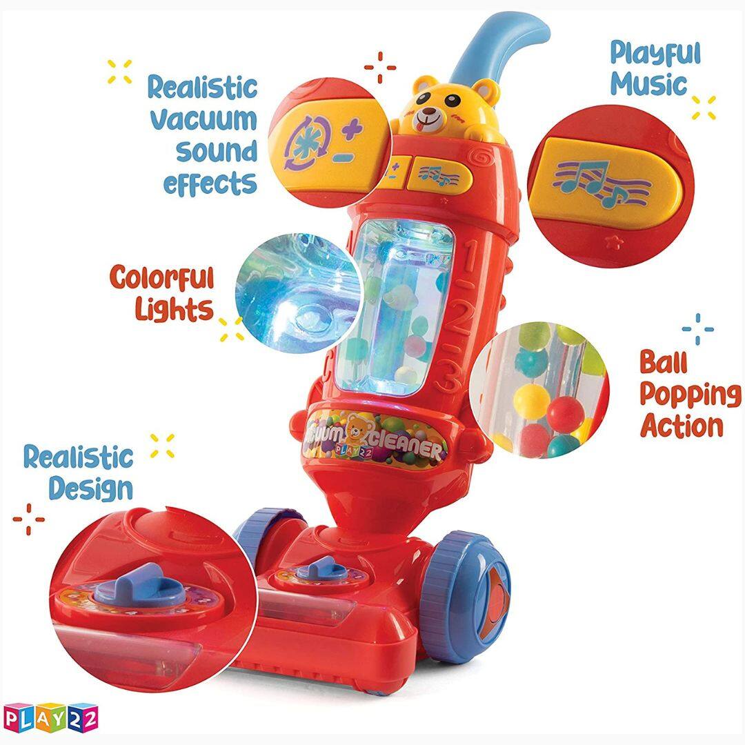 - Realistic Vacuum sound effects
- Colorful Lights
- Realistic Design
- Playful Music
- Ball Popping Action

PLAY22