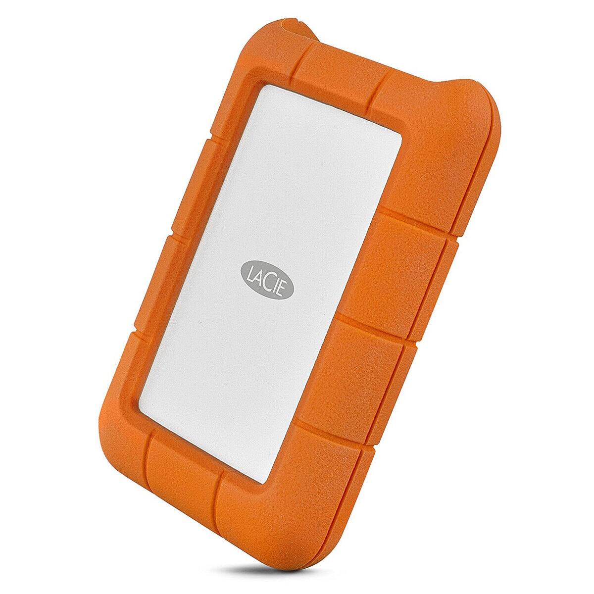 Alt View 1. LaCie - LaCie Rugged USB-C 3.0 2TB External Hard Drive - With HD-1 Portable Hard Drive Case.