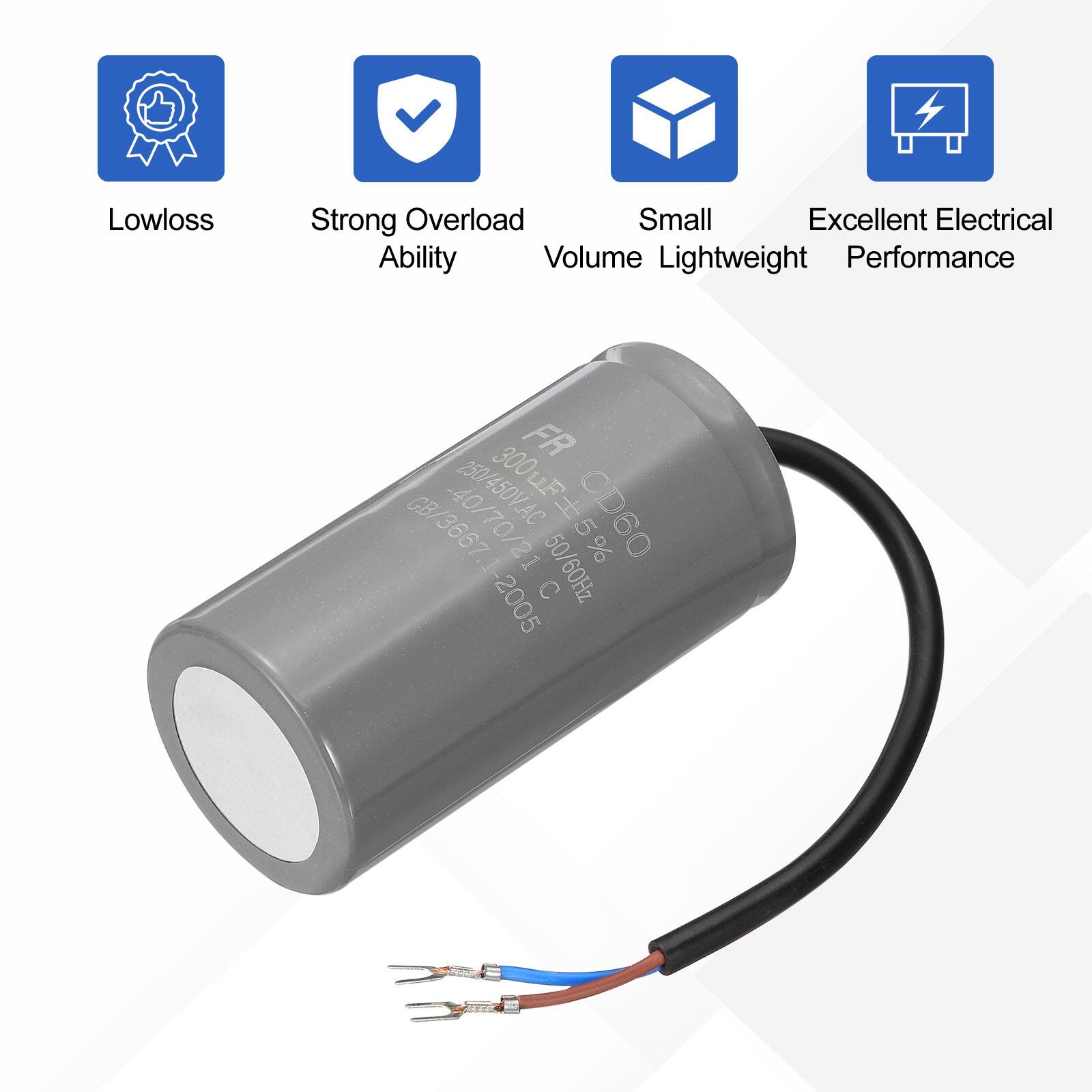 Lowloss Strong Overload Ability Small Excellent Electrical Performance Volume Lightweight FR -40 250 250/450V.AC 300uF GB H 09C0 3667. 40/70/21 +5% 5 6 1 % -2005 C 50/60Hz D