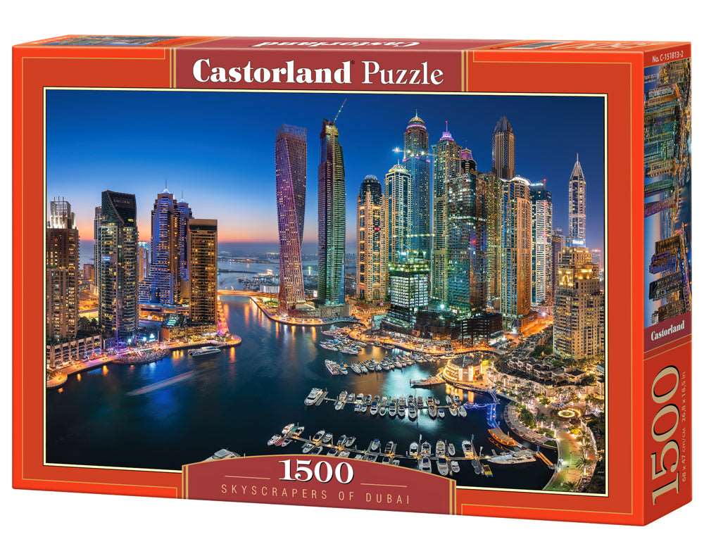 Castorland Puzzle, 1500, Skyscrapers of Dubai, Castorland 1500, No C-157813-2