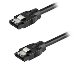 StarTech.com - SATRD30CM 12" SATA Cable - Latching, 6Gbs, Black