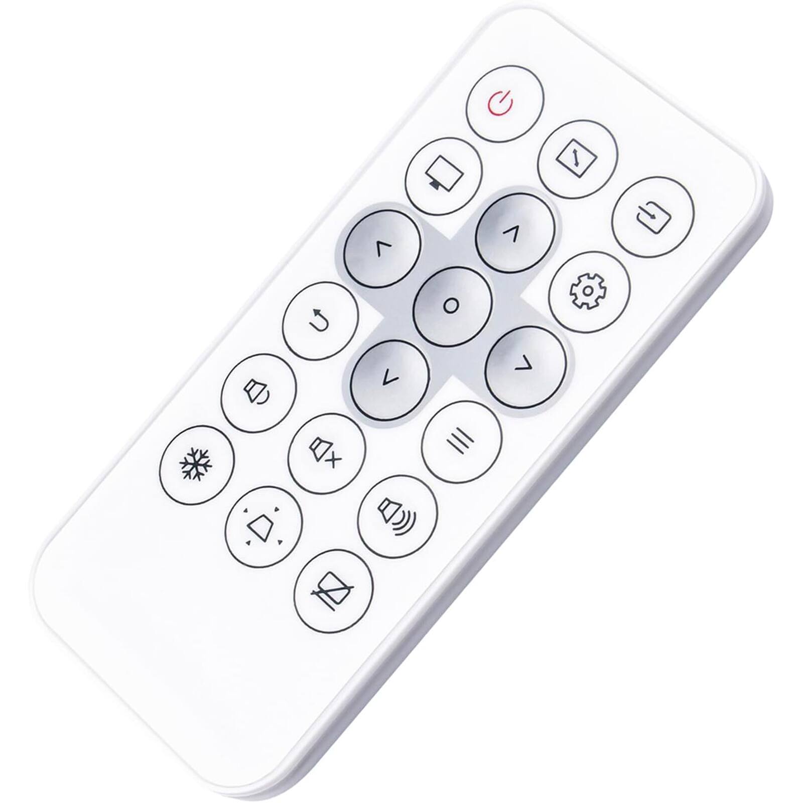 Back. ZdalaMit - Replacement Remote for OPTOMA Projector HR21G-YHGD03 ZW350E ZX350E GT3500HDR HZ40HDR ZW350S ZK450 ZK430ST ZH520 ZH462 - White.