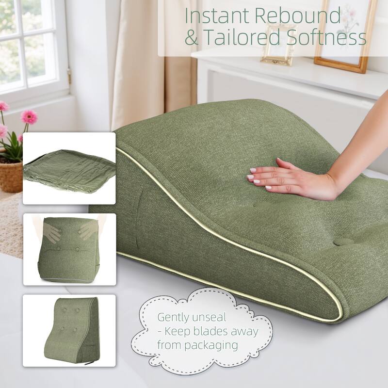 Instant Rebound & Tailored Softness

Gently unseal
- Keep blades away from packaging