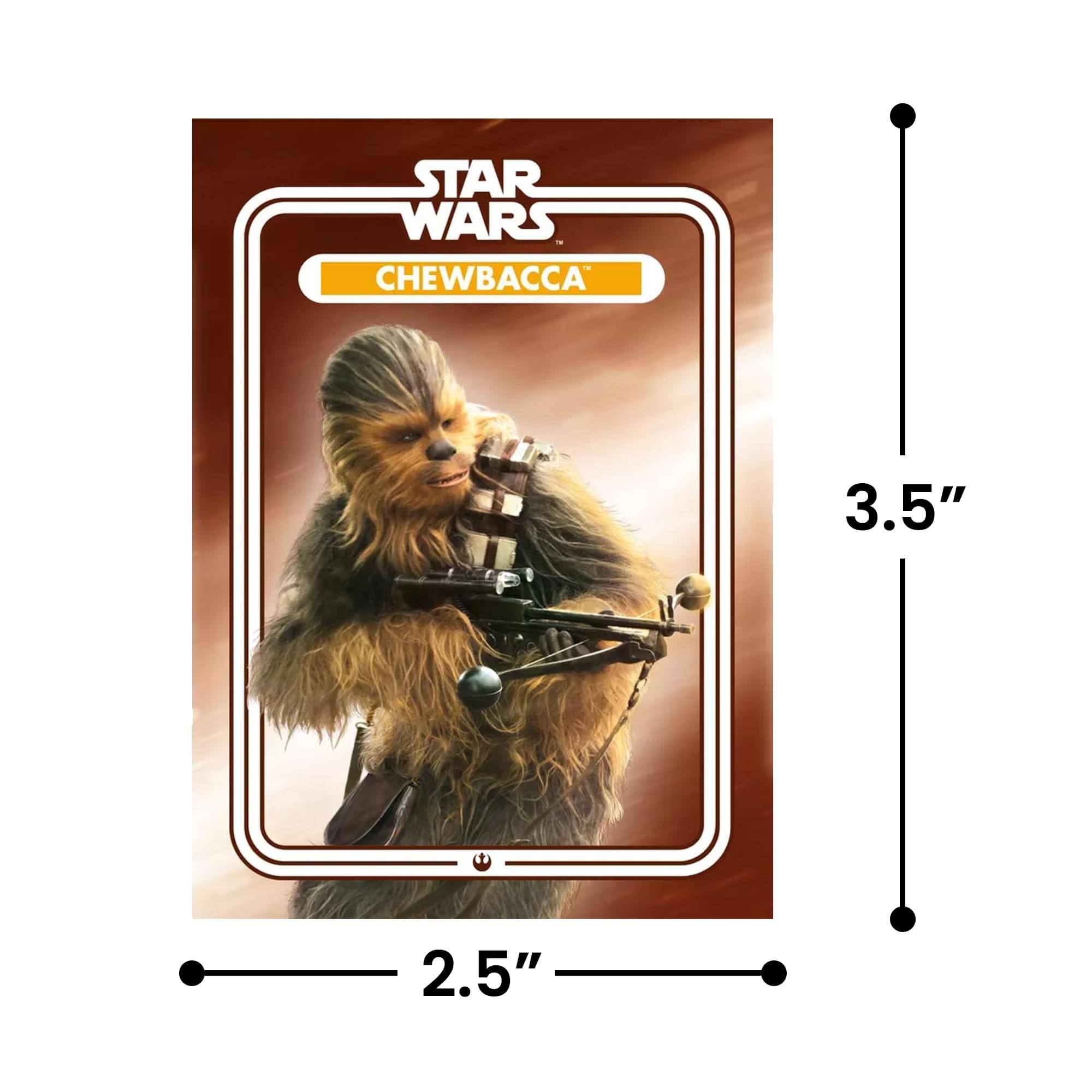 STAR WARS  
CHEWBACCA™  

3.5"  
2.5"