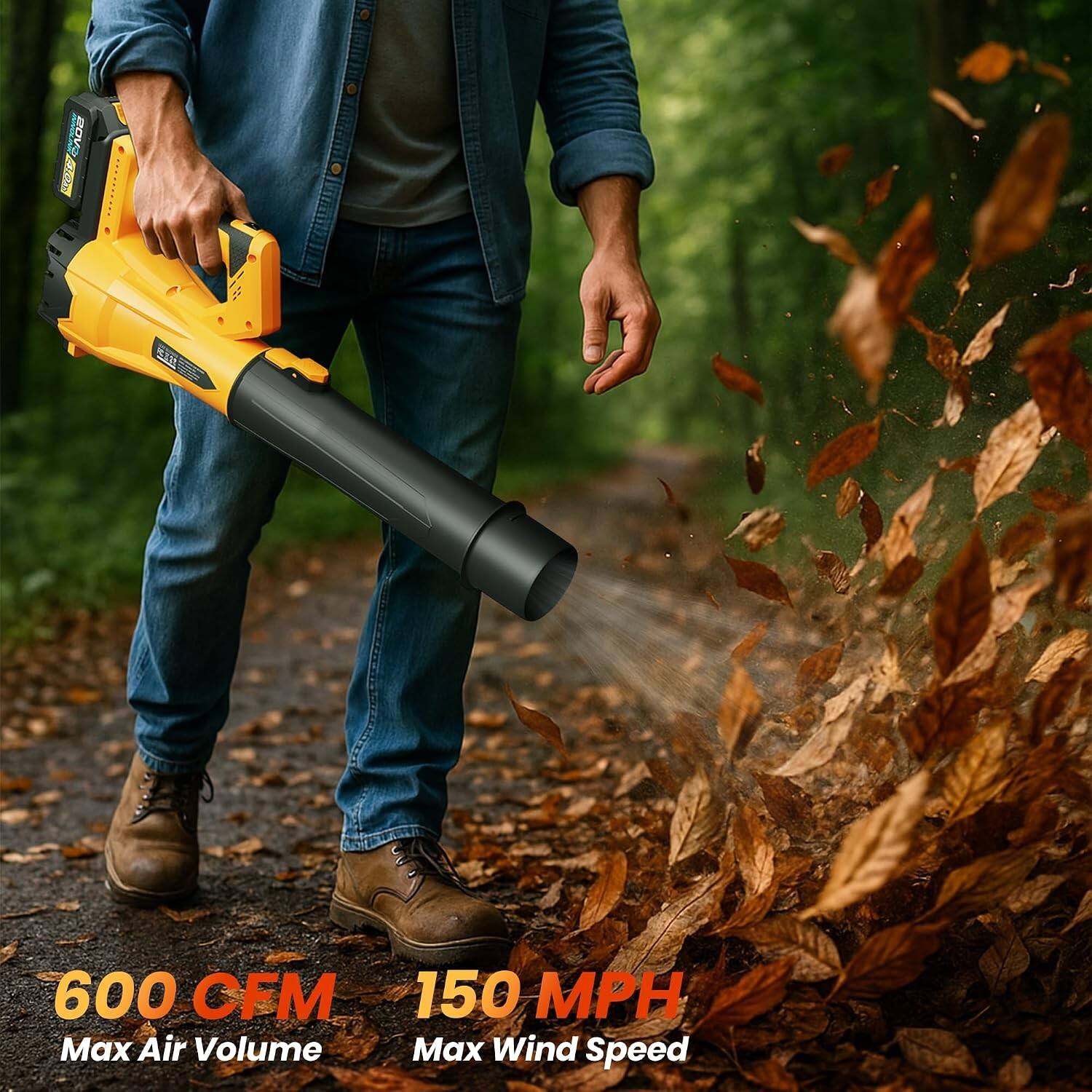 600 CFM  
Max Air Volume

150 MPH  
Max Wind Speed
