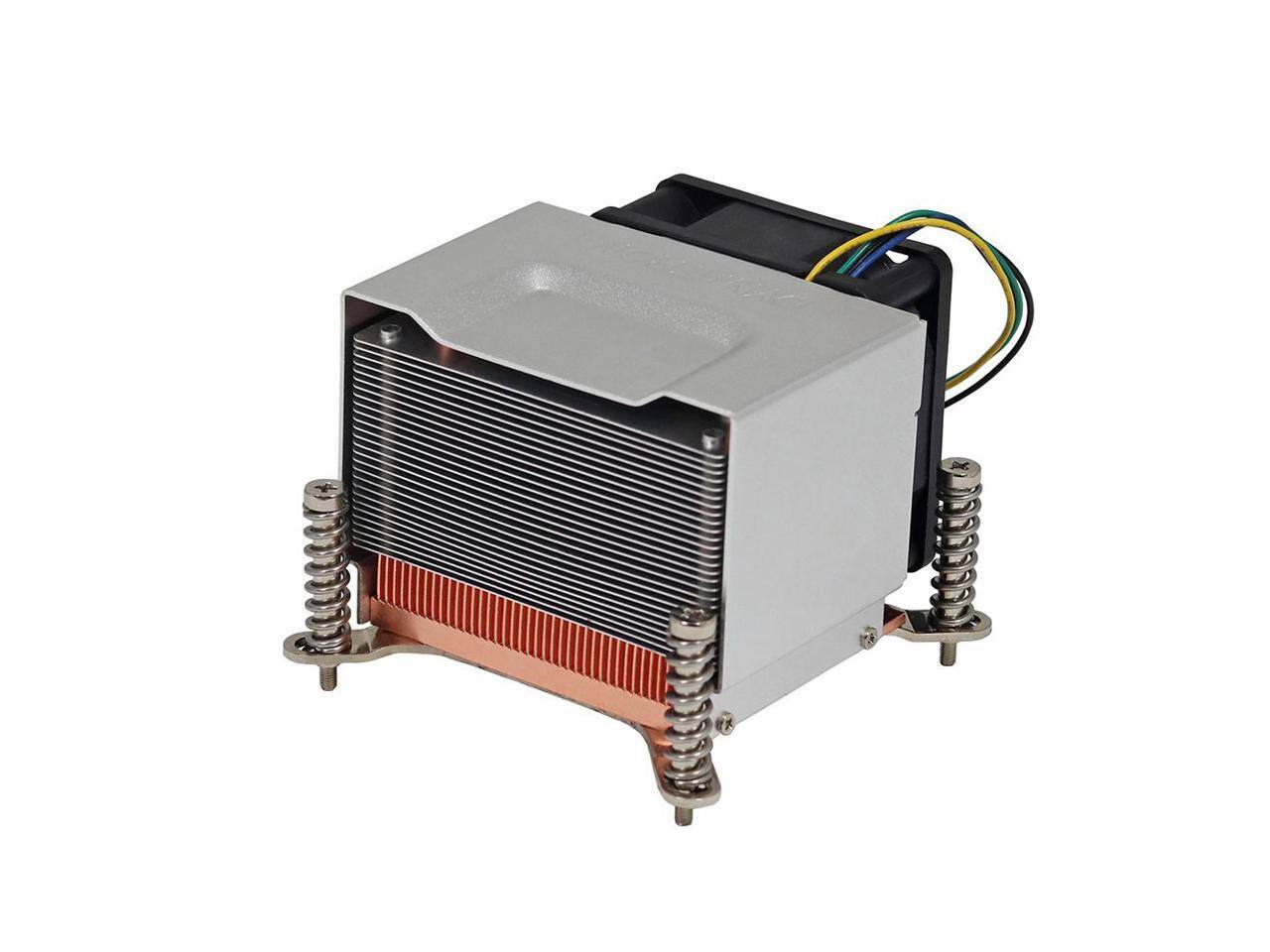 Alt View 1. Dynatron - Dynatron Q5 Alder Lake-S Socket LGA 1700 CPU Heatsink and PWM Fan, 125W TDP - Black.