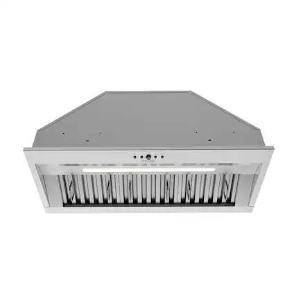 Front. Thor Kitchen - 34 Inch Convertible Range Hood Insert in Stainless Steel - Stainless steel.