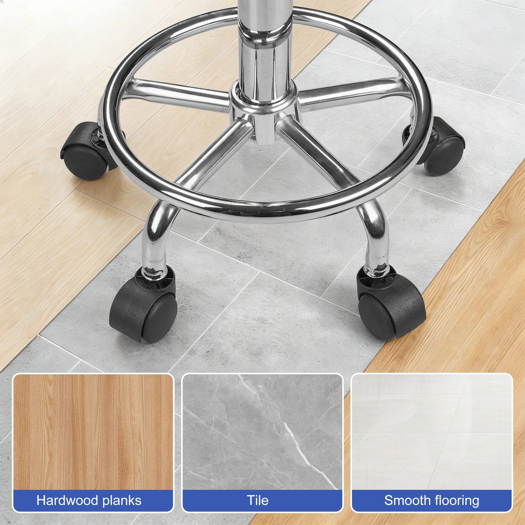 Hardwood planks  
Tile  
Smooth flooring