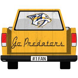 Fan Creations - Nashville Predators 12'' x 12'' Truck Back D-cor - Multicolor
