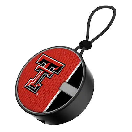Front. Keyscaper - Texas Tech Red Raiders Logo Waterproof Bluetooth Speaker - Multicolor.
