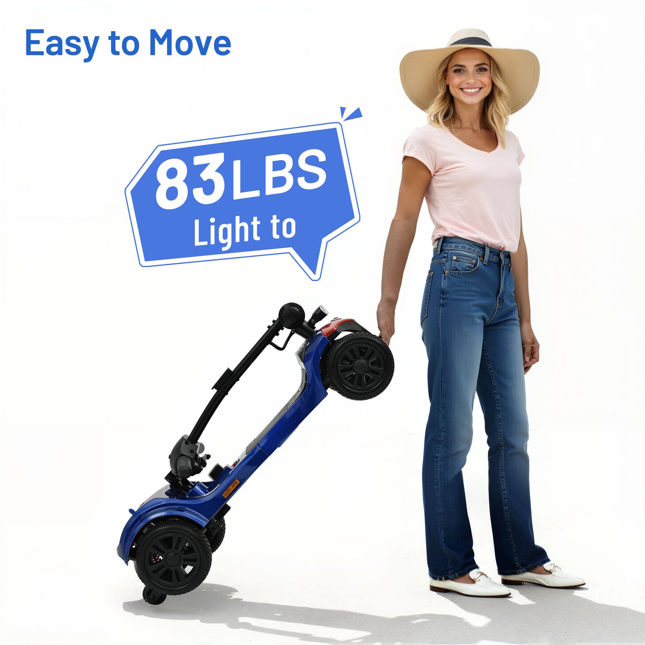 Easy to Move  
83LBS  
Light to