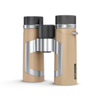 GoView - ZOOMR 10x34 Binocular - Light Brown - Angle_Zoom
