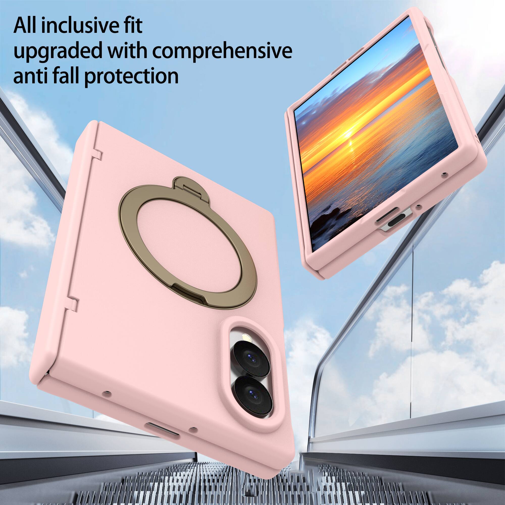 Dteck Shockproof Magnetic Phone Case for Samsung Galaxy Z Fold8 with ...