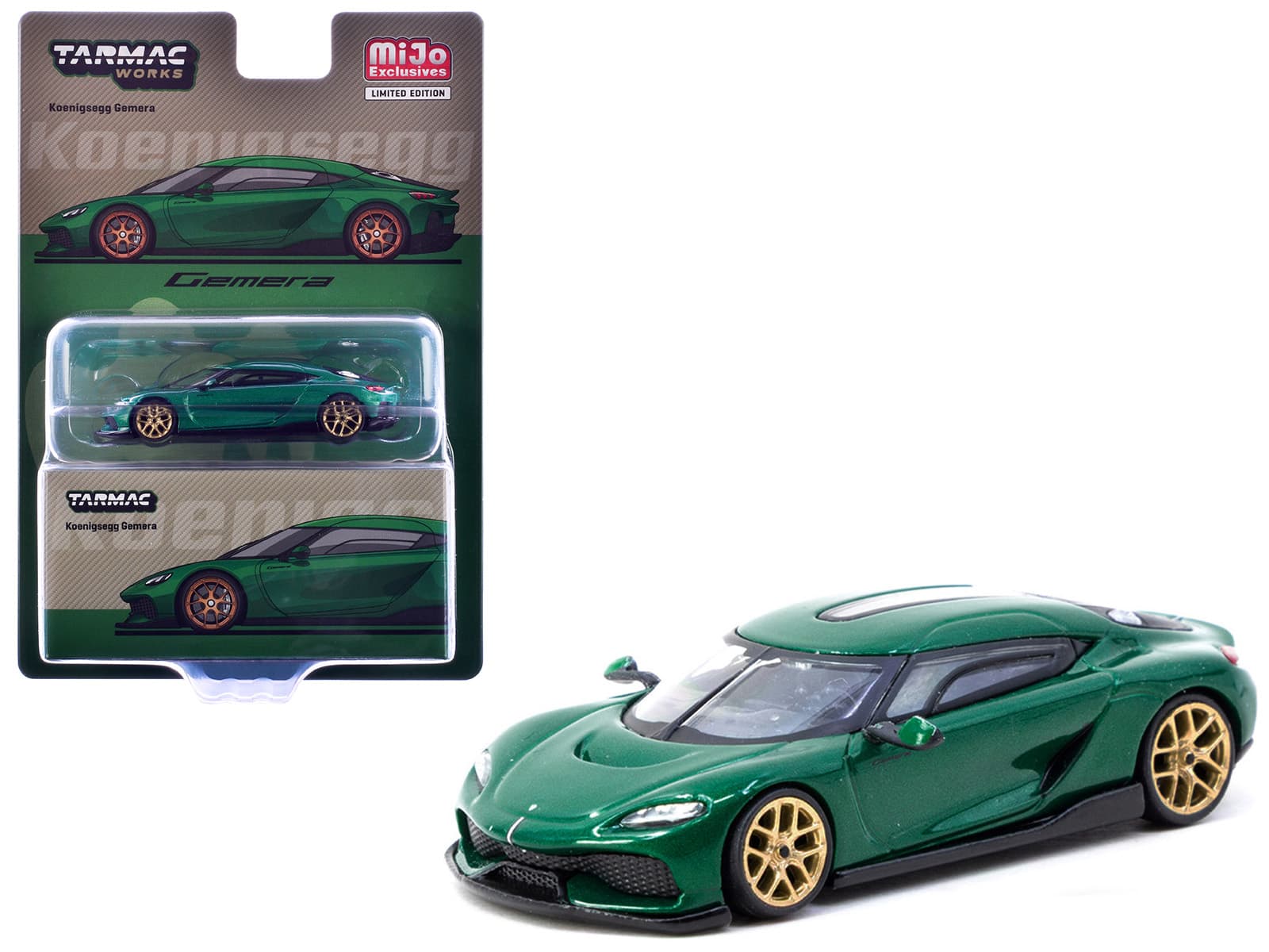 "Koenigsegg Gemera Green Metallic ""Global64"" Series 1/64 Diecast Model by Tarmac Works" price history on PriceWatchPro