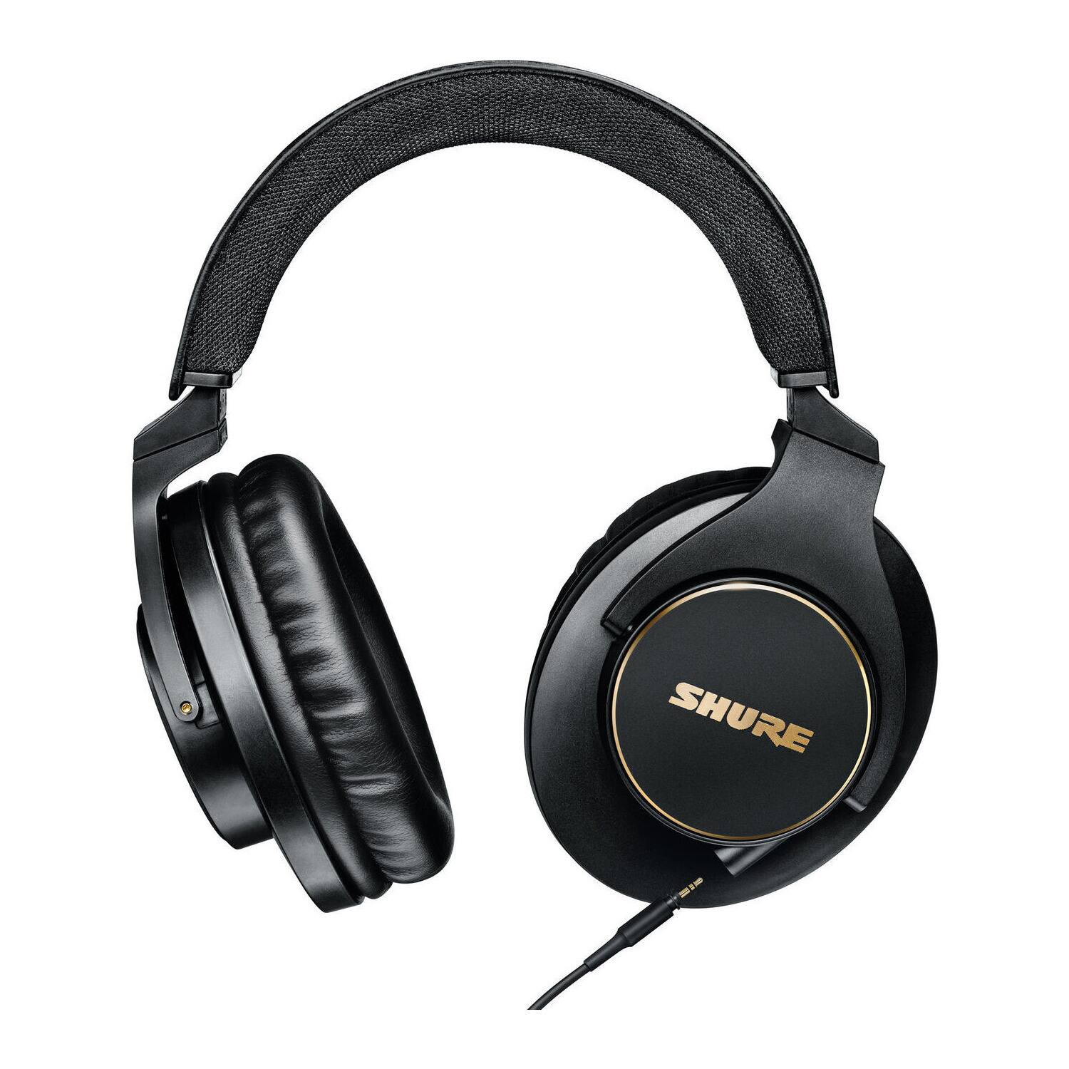 Angle. Shure - Shure SRH840A Over-Ear Wired Headphones for Critical Listening & Monitoring - 2022 Version.