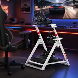 AWPLAY - Simulator Cockpit Wheel Stand Racing Steering Shifter Sim Racing Wheel Stand Wheel Pedals NOT Included