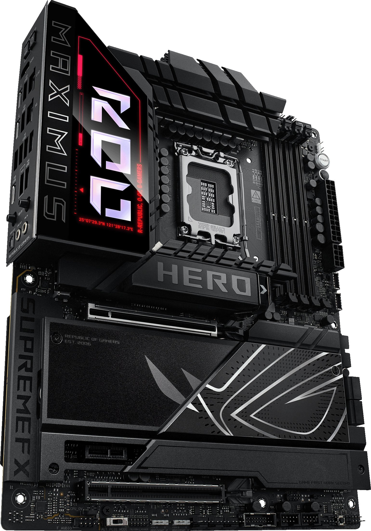 The text on the image reads:
"Maximus 2507'29.3"H G-Gamers 0-0 R-Republic 12128'17.3E WPE RA 700 TAVO WS HERO *...t..e REPUBLIC UF EST 2005 GRHERS SUPREMEFX AUDIO PCI NAT LIHE FOEST HUPIH LUHD"
I have grouped and corrected the text as follows:
"Maximus 2507'29.3"H G-Gamers 0-0 R-Republic 12128'17.3E WPE RA 700 TAVO WS HERO *...t..e REPUBLIC UF EST 2005 GRHERS SUPREMEFX AUDIO PCI NAT LIHE FOEST HUPIH LUHD"
The text is a description of a computer tower, which includes the brand name "Maximus" and the model number "2507". The tower is 29.3 inches high and features a G-Gamers logo. The tower is part of the R-Republic line and has a 12128'17.3E WPE RA 700 TAVO WS HERO design. The tower also features SupremeFX audio and a PCI NAT LIHE FOEST HUPIH LUHD design.