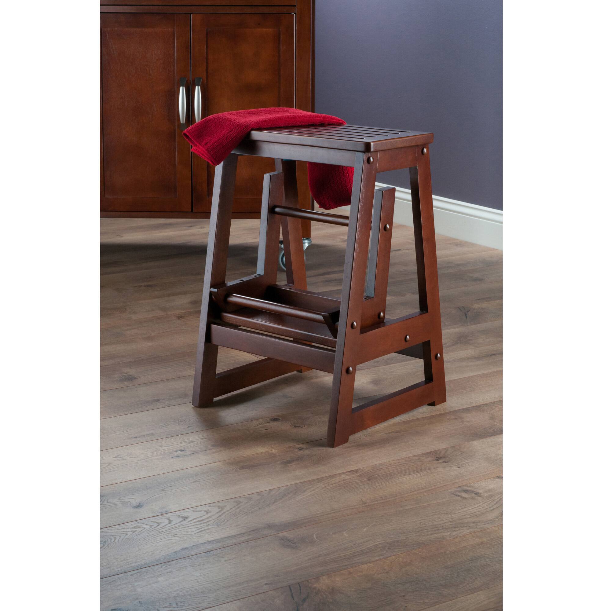 Alt View 4. Winsome Wood - Ascend Step Stool - Walnut.