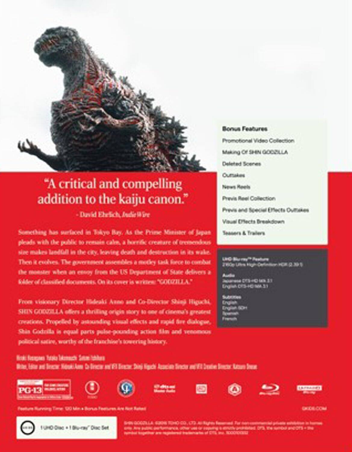 Alt View 1. Shin Godzilla   - 4K Blu-Ray.